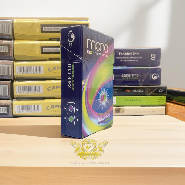 Thuốc Lá Mond Blueberry And Mint Dual Burst