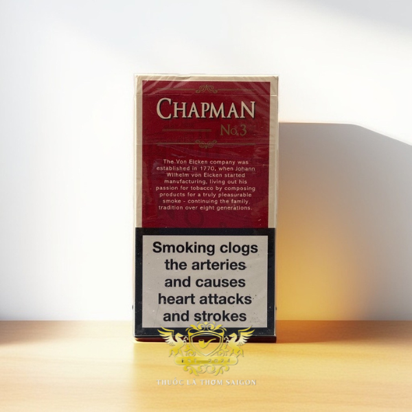 Thuốc Lá Chapman Cherry No3 Supper Slim - Ảnh 2